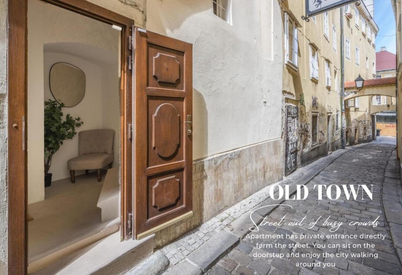 New Design & High Standard Apt From 16Th Century In Old Town-Free Parking Bratislava Extérieur photo