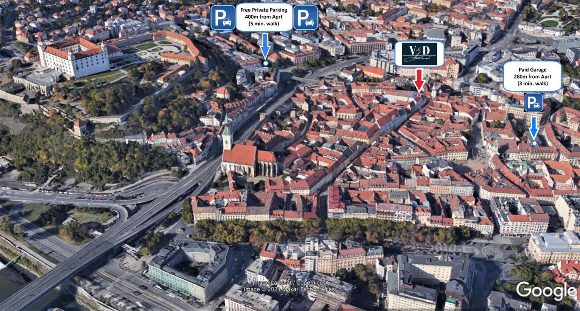 New Design & High Standard Apt From 16Th Century In Old Town-Free Parking Bratislava Extérieur photo